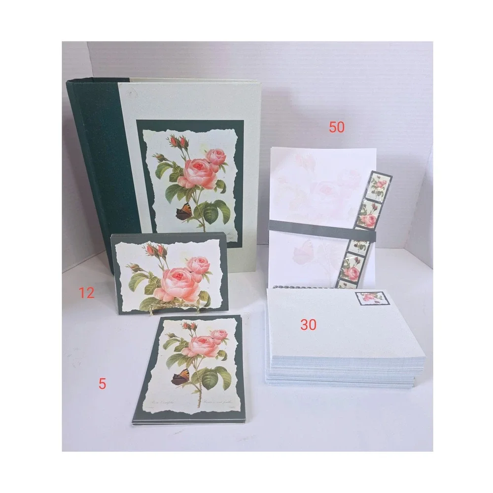 Pierre-Joseph Redouté elegant stationery